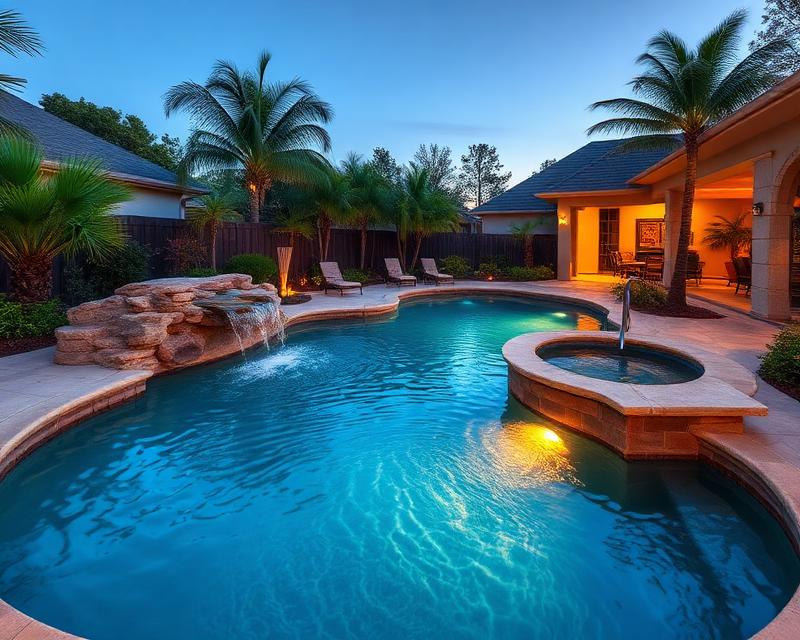Freeform Pool & Spa - Custom pool project in Katy, TX
